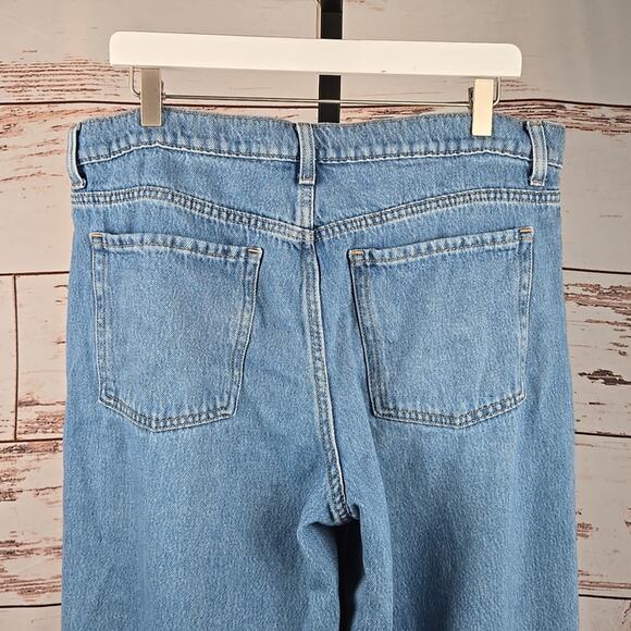 Old Navy Baggy Wide Leg Jean Blue Size 12 - Picture 5 of 7